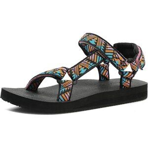 Muboliy Size 8.5 Sandals Adjustable Straps EVA Yoga Mat Insole Arch Support